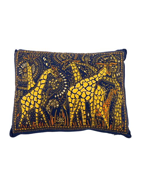 christian dior pillowcase|Christian Dior giraffe pillows.